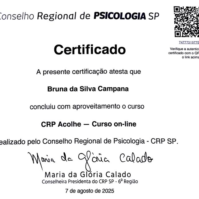 Foto do consultório de Bruna Campana