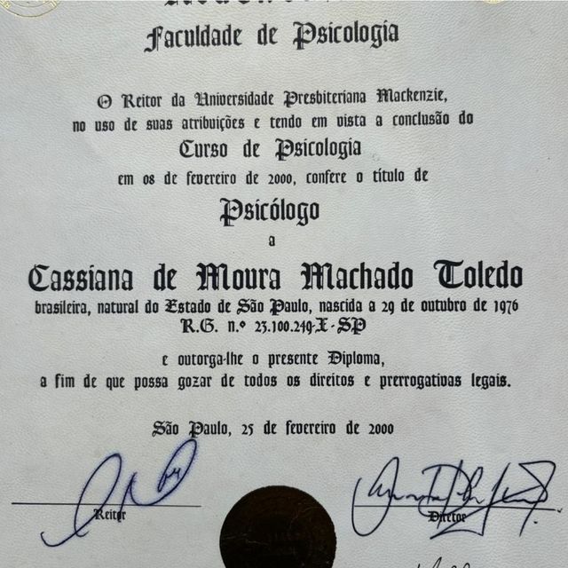 Foto do consultório de Cassiana de Moura Machado Toledo