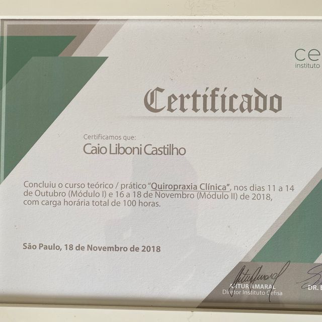 Foto do consultório de Dr. Caio Liboni