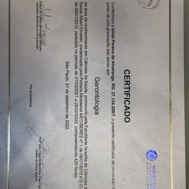 Foto do consultório de Dra. Izilda Alvarenga