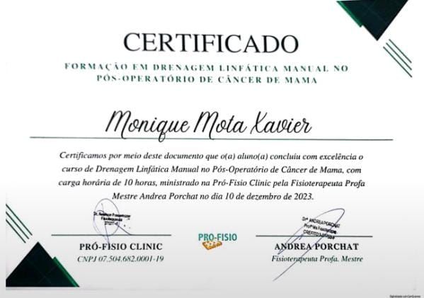 Foto do consultório de Dra. Monique Mota Xavier dos Santos