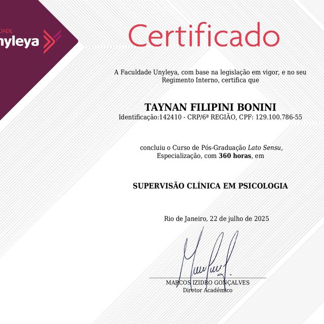 Foto de Dra. Taynan Filipini Bonini