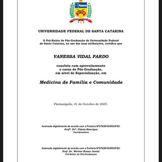 Foto do consultório de Dra. Vanessa Vidal Pardo