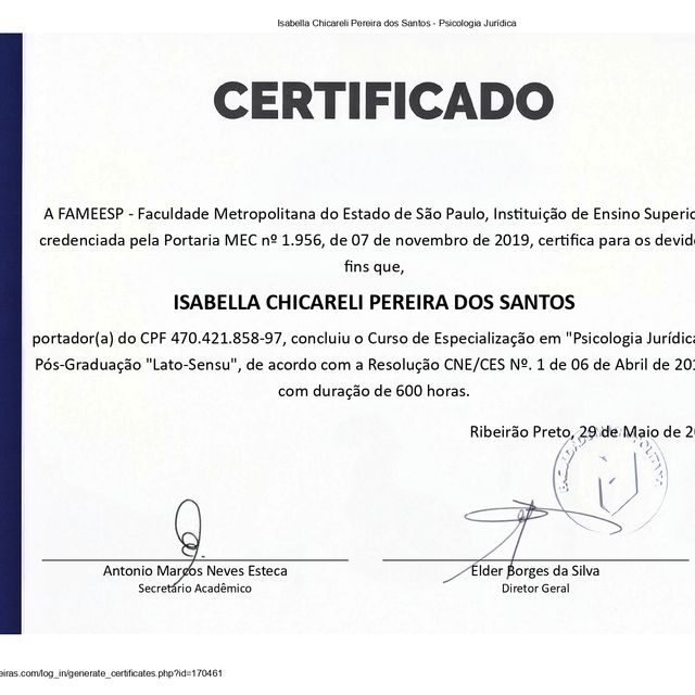 Foto do consultório de Isabella Chicareli