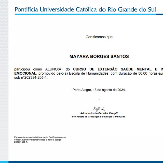 Foto do consultório de Mayara Borges