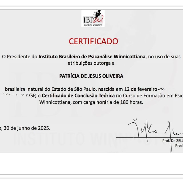 Foto do consultório de Patricia de Jesus Oliveira