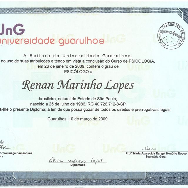 Foto do consultório de Renan Marinho Lopes